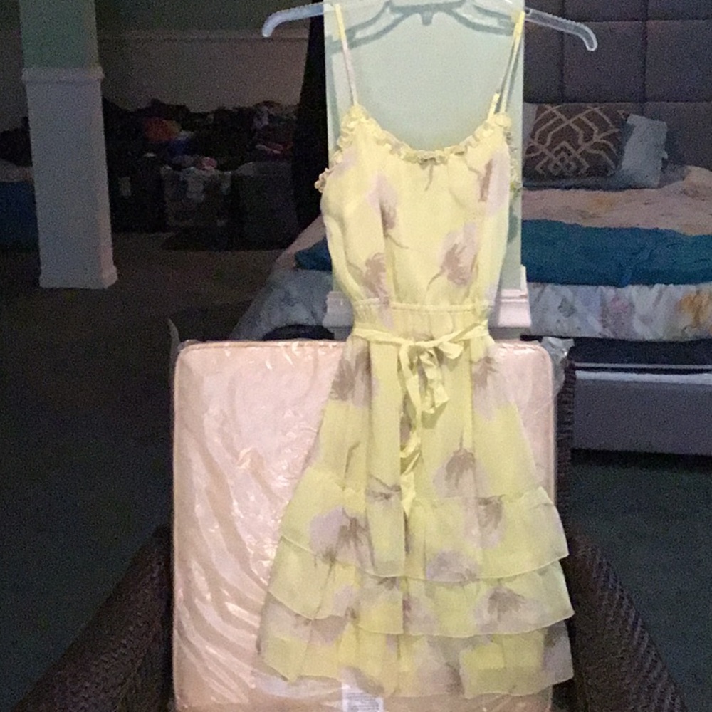 Spring yellow dress